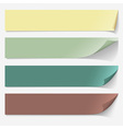 Paper banners vector image