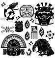 Ancient American pattern vector image