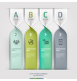Communication technology spiral options banner vector image
