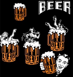 Beer vector image