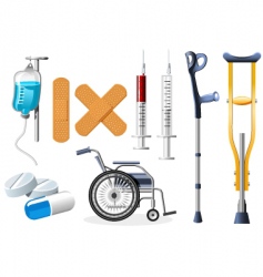 Health icons vector image