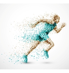 Running man Running man vector image