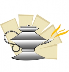 Aladdin's lamp vector image