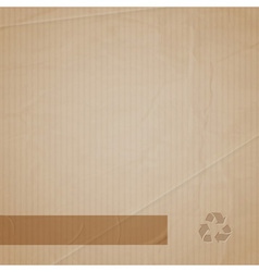 Cardboard vector image