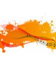 Musical background vector image