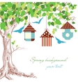 Spring tree vector image