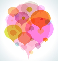 Colorful Bubble Background vector image