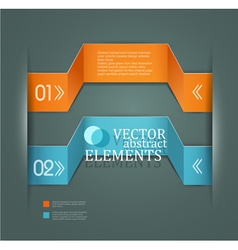 Modern banner Items for Web Business Design vector image