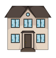 Private cottagerealtor single icon in cartoon vector image