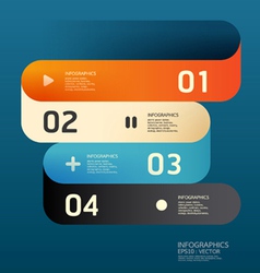 Modern Curve Design template vector image