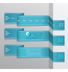 Modern blue banner Item vector image