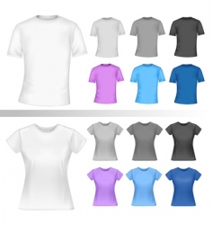 Polo shirts vector image