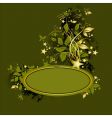 Floral background vector image