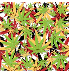 Marijuana background vector image