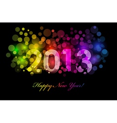 2013 colorful background vector image
