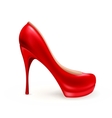 Ladies shoe vector image