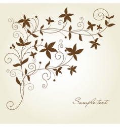 Swirl flourish vector image