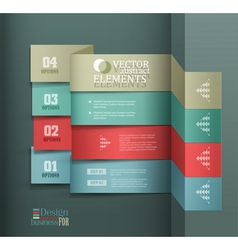 Modern banner Items for Web Business Design vector image