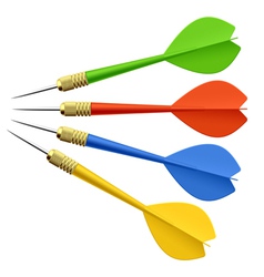 Set of darts vector image
