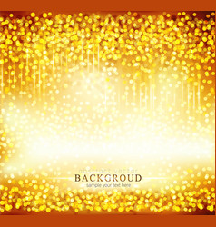 Abstract gold background vector image