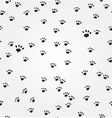 Cat Paw Prints seamless background vector image