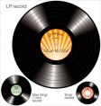LP vinyl records vector image