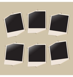 Photo album page vector image