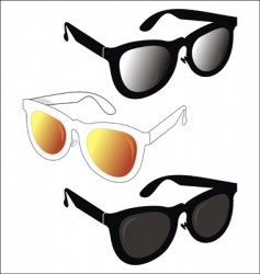 Glasses vector image