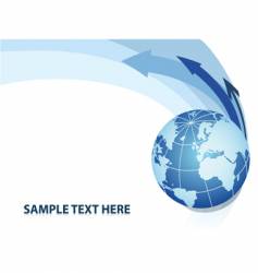 Globe vector image