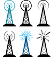 Radio tower vector image