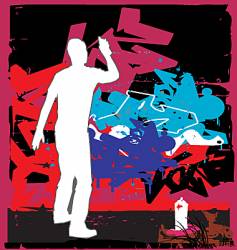 Grafitti vector image