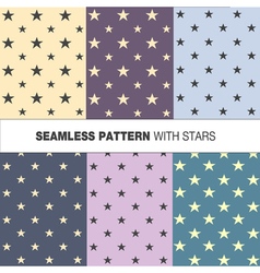 Seamless pattern with stars Seamless pattern with stars vector image