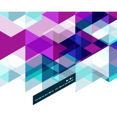 Modern geometrical abstract template vector image