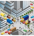 Crossing of city vector image