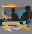 High tech background vector image
