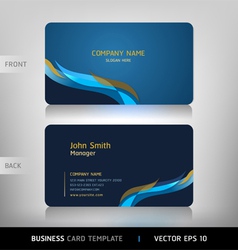 Business card abstract background vector image