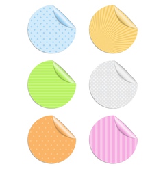 Vintage Stickers vector image