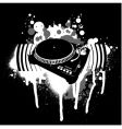 Turntable vector image