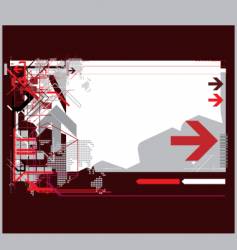 High tech background vector image