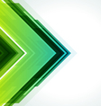Modern arrow background vector image