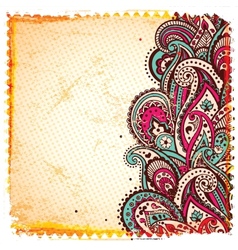 Abstract paisley background vector image