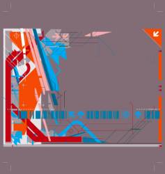 High tech background vector image