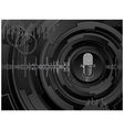 Abstract music background vector image