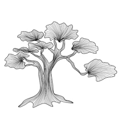 Decorative tree vector image