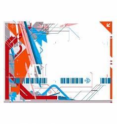 High tech background vector image