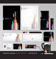 Corporate identity business set design vector image