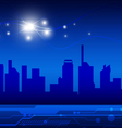 High technology city High technology city vector image