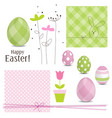 Easter design elements vector image