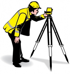 Surveyor vector image