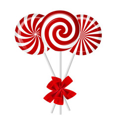 Striped candy vector image